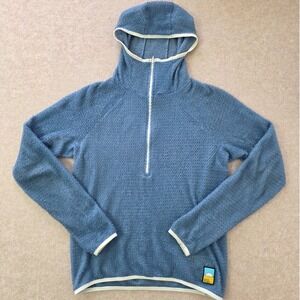 Senchi Designs Polartec Alpha 60 A60 Ultralight Half Zip Hoodie Sz S Unisex Base